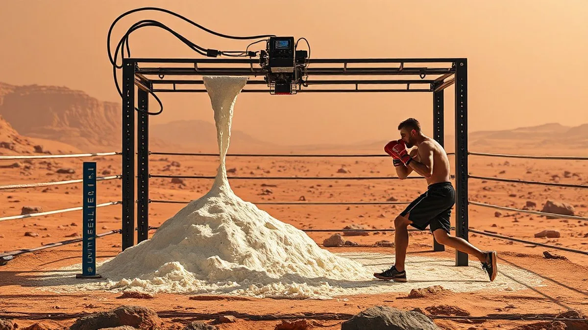 Bio-engineered Materials for Martian Construction