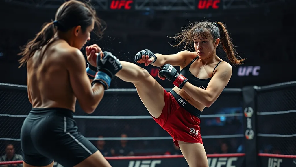 Brazilian fighter Natalia Silva defeats Wang Cong at UFC 332