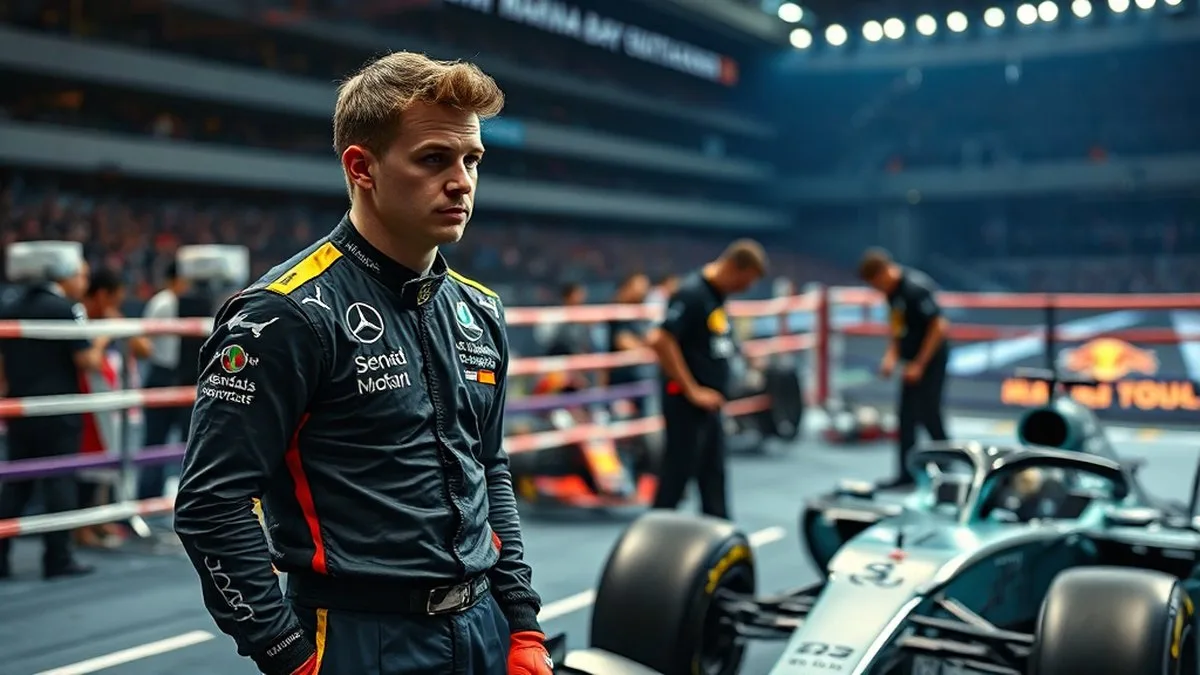 Russell Faces Back-of-Grid Start at Singapore GP After Engine Failure