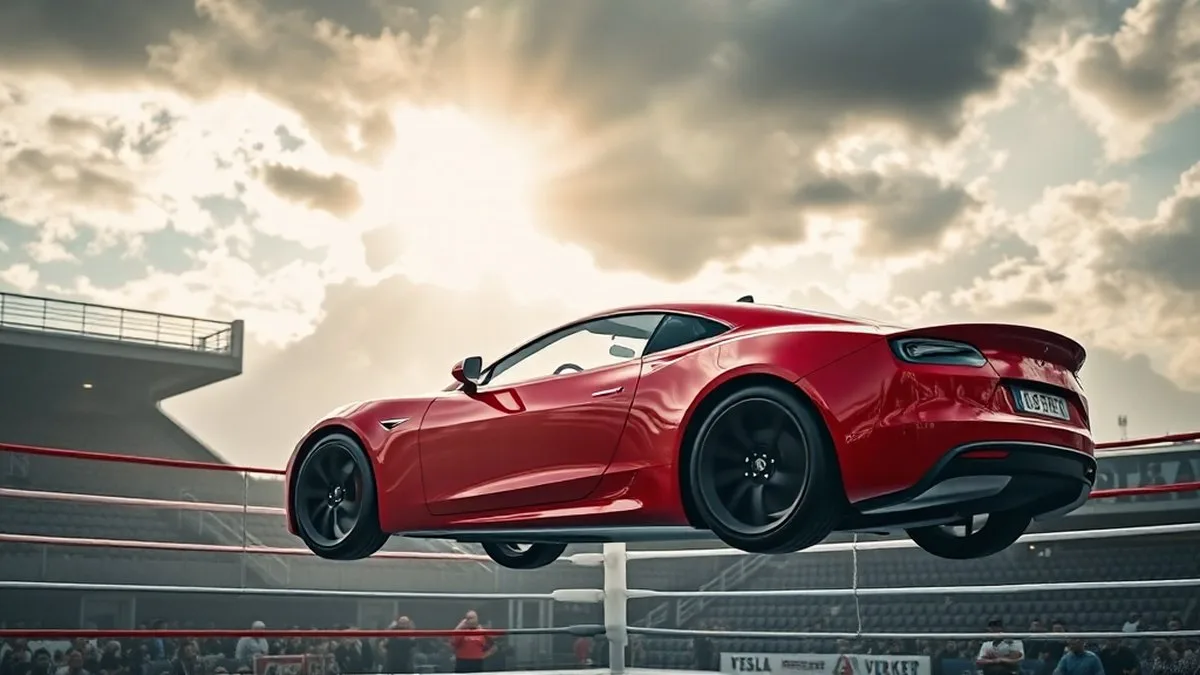 Tesla Roadster Takes Flight in Dramatic Debut